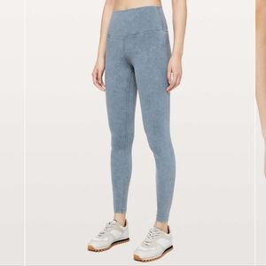 Lululemon Wunder Under High-Rise Tight 25" *Full-On Luxtreme - Washed Mo…